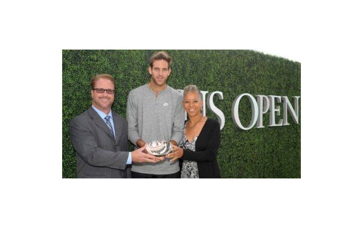 Del Potro recibió el premio al Espíritu Deportivo.
