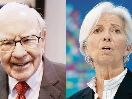 Warren Buffett y Christine Lagarde