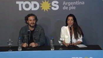 Santiago Cafiero y Luana Volnovich.&nbsp;