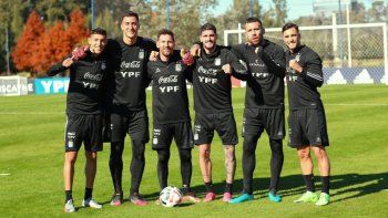 Sonrisas. La Selección tuvo muchas sonrisas en su primer entrenamiento.