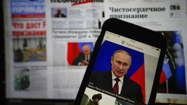 Guerra en Ucrania Rusia censura