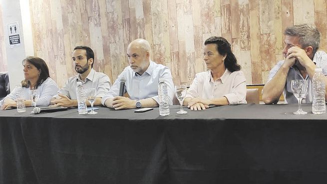 Campaña. El jefe de Gobierno porteño viajó a La Pampa para respaldar a la fórmula del PRO que encabezan el diputado Martín Maquieyra junto a Josefina Díaz de cara a las internas del 12 de febrero.