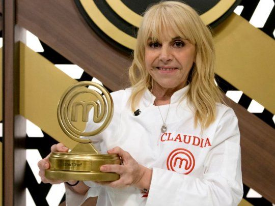 Claudia Villafañe, ganadora de la primera edición de MasterChef Argentina.
