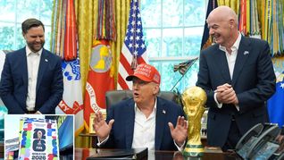 El presidente de los Estados Unidos Donald Trump recibe al Gianni. Infantino. El Mundial será muy beneficioso para FIFA, pero no para la hotelería estadounidense. El presidente de los Estados Unidos Donald Trump recibe al Gianni. Infantino. El Mundial será muy beneficioso para FIFA, pero no para la hotelería estadounidense.