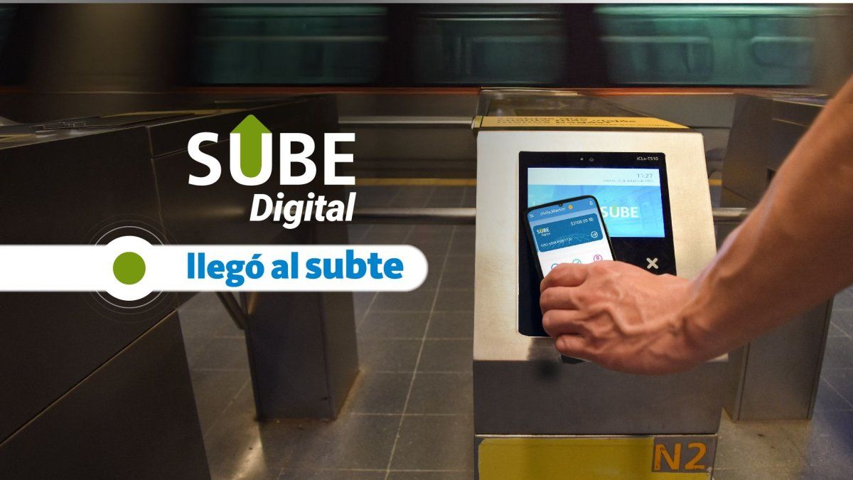 SUBE DIGITAL: It can already be paid with the cell phone in the subtes