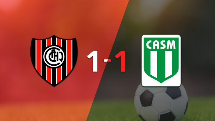 Empate a uno entre Chacarita y San Miguel