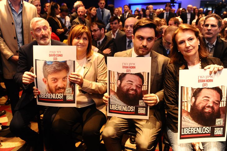 Patricia Bullrich, Ramiro Marra y Diana Mondino en el encuentro anual de la DAIA Patricia Bullrich, Ramiro Marra y Diana Mondino en el encuentro anual de la DAIA