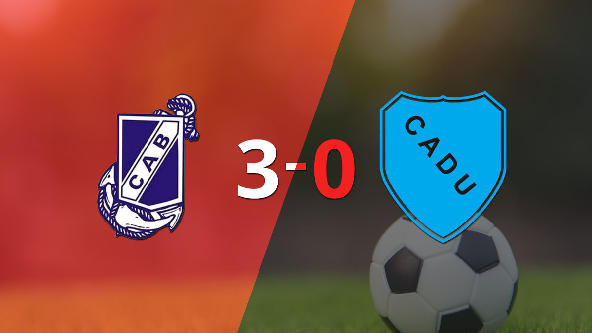 Arnaldo González boosted the victory of Guillermo Brown against Def.  United with two goals