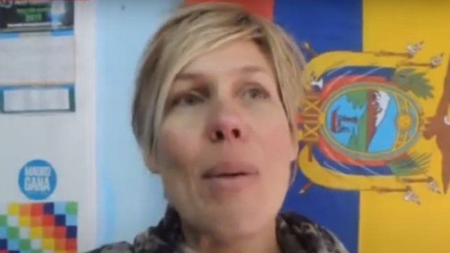 Paola Jessica Szchur, funcioanria del municipio de General Rodríguez.&nbsp;