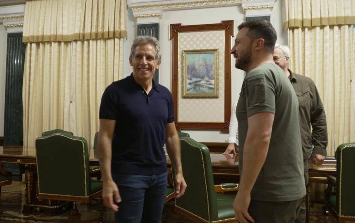 ben stiller al presidente volodimir zelenski: eres mi heroe