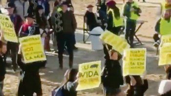 Polémico. Los manifestantes del veganismo irrumpieron en la Rural. Choque entre el derecho a protestar y la forma autoritaria de hacerlo. La prensa viene registrando la pelea del Gobierno australiano con ecologistas.