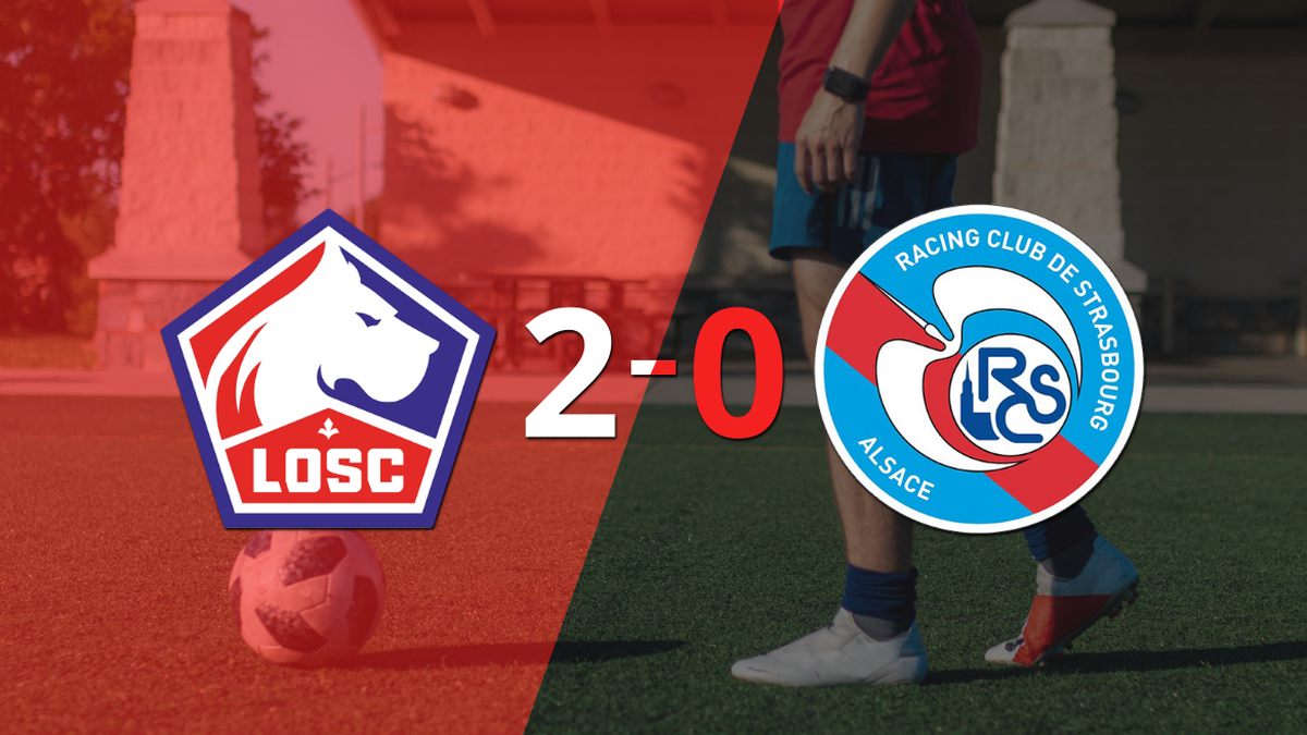 With two goals from Jonathan David, Lille beat RC Strasbourg