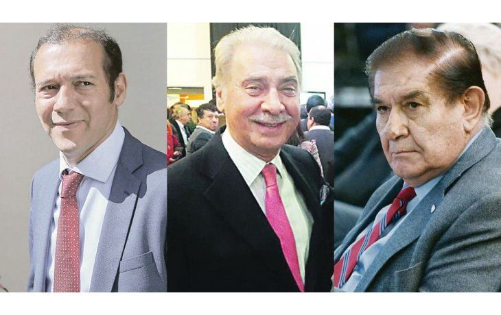 Omar Gutiérrez, Jorge Sobisch y Guillermo Pereyra.