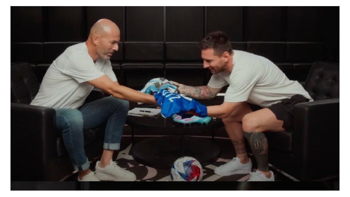 The special meeting between Messi and Zidane: “We were not lucky enough to play together”