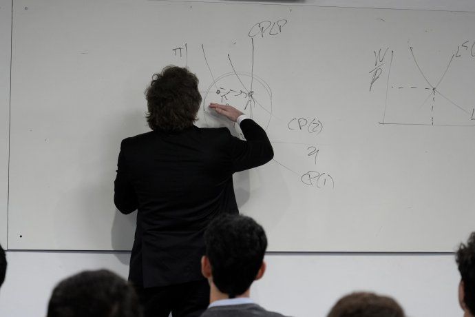 JAVIER MILEI UNIVERSIDAD DE SAN ANDRES