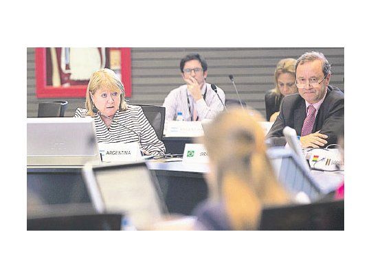 Susana Malcorra ayer en la cumbre de cancilleres de la CELAC. Hoy continuará con la reunión de presidentes del grupo. La Argentina estará representada por Gabriela Michetti.