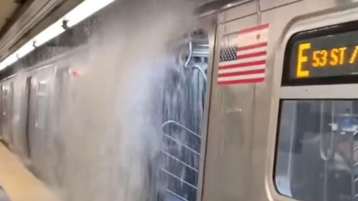 chaos in the subway and two dead in New Jersey