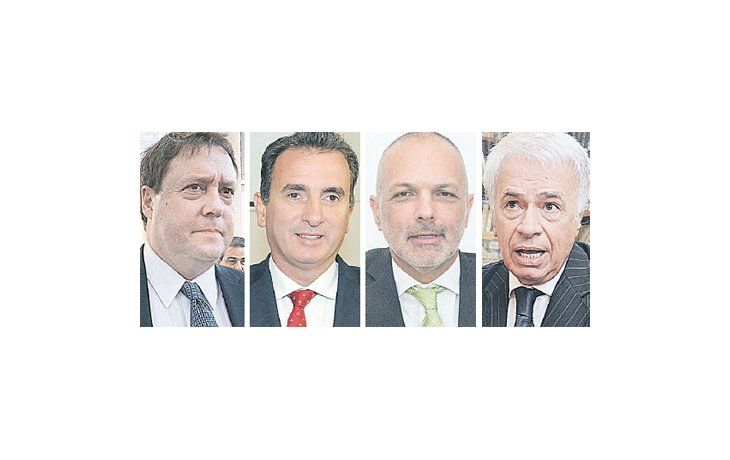 ámbito.com | Alberto Weretilneck, Francisco Pérez, Martín Buzzi y José Manuel de la Sota