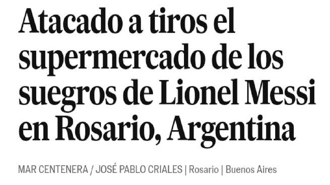 Medios internacionales, impactados por el episodio en Rosario.&nbsp;