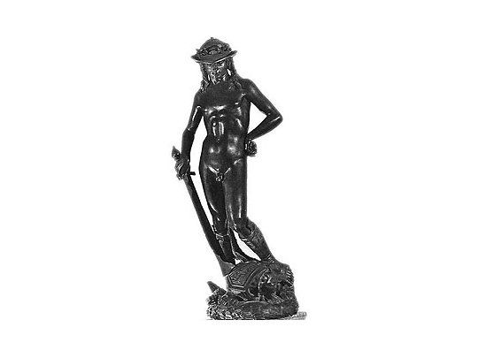 El famoso David de Donatello.