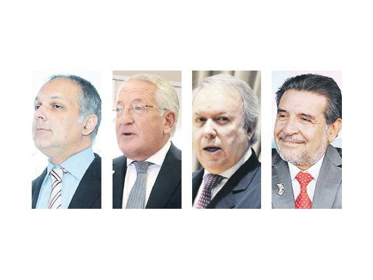 Martín Buzzi, Eduardo Fellner, Daniel Peralta, Luis Beder Herrera