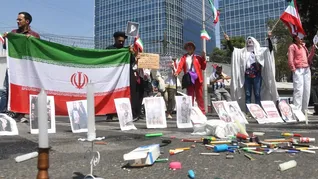 En CDMX hubo protestas a favor de Irán días atrás. En CDMX hubo protestas a favor de Irán días atrás.