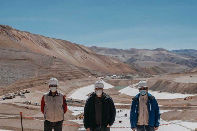 Kulfas, Hansel y Astudillo. 