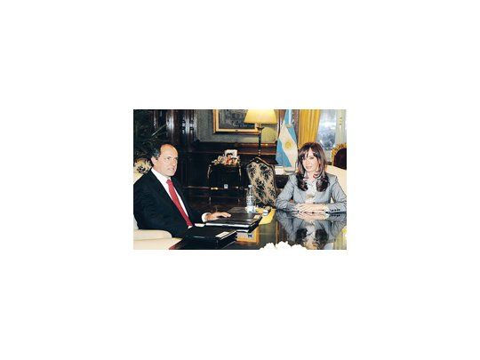 Cristina de Kirchner recibió ayer a Daniel Scioli en Casa Rosada. Hubo luego cruces por el contenido de la conversación.