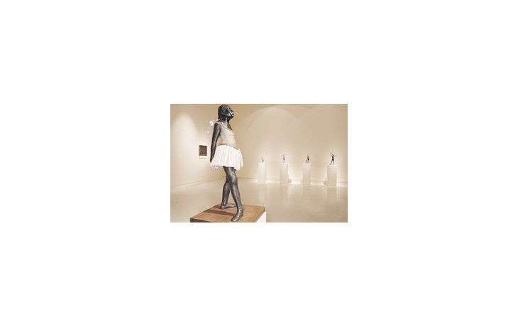 Una de las bailarinas de Degas, que junto con sus esculturas de caballos integran una de las tres muestras de primer nivel con las que el IVAM recibió a sus invitados latinoamericanos.