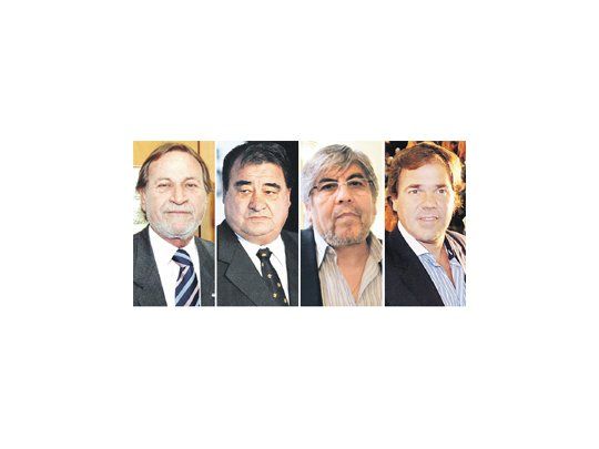 Alberto Balestrini, Hugo Curto, Hugo Moyano, Alberto Pérez