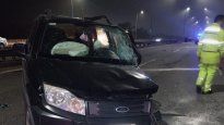 Accidente en el Camino Buen Ayre.&nbsp;