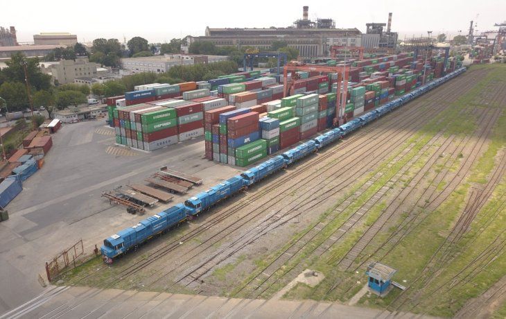 Pese a la pandemia, creció en un 90,65% la cantidad de vagones operados en el puerto de Buenos Aires