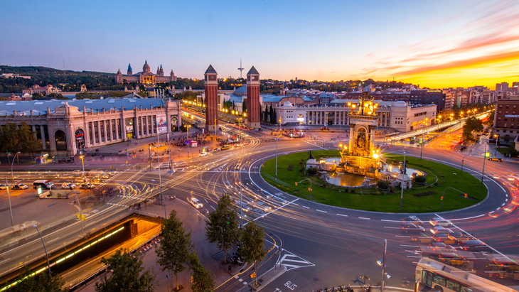 A beautiful view of the streets of Spain. A beautiful view of the streets of Spain.