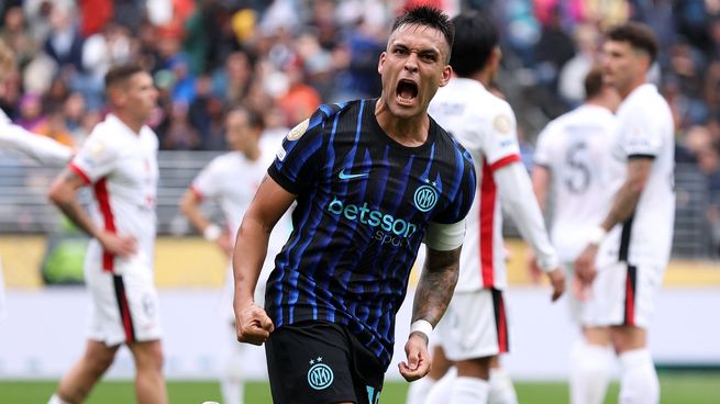 Lautaro Martínez inició el camino de la victoria del Inter.
