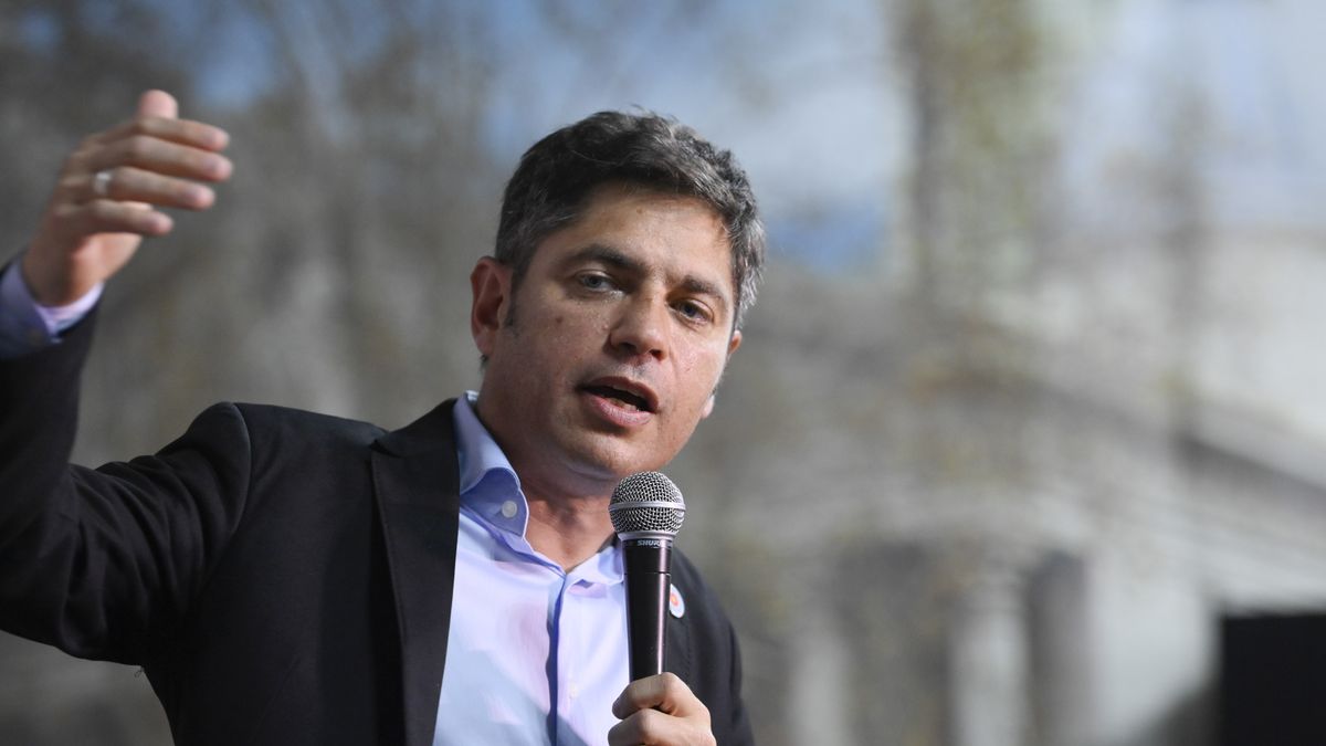 Axel Kicillof, al frente del cierre de campaña de Fuerza Patria en la ...