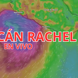 Sigue la trayectoria del huracán Rachel.
