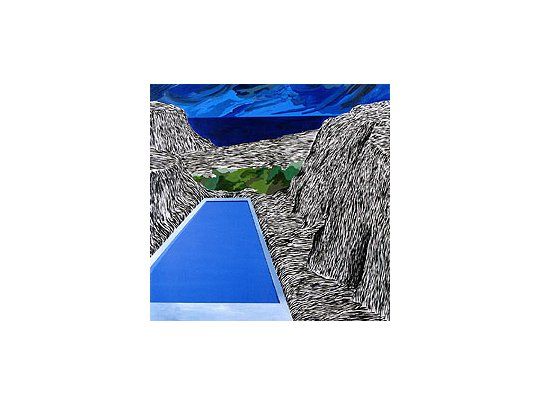 Una de las obras de «Monte Arriba», paisajes fantásticosde Marcos Acosta, que no encajan en la mirada turísticao exótica y que tampoco rozan el naturalismo.