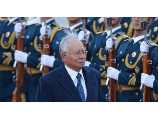 El primer ministro malayo, Najib Tun Razak, suspendió su visita a la Argentina.