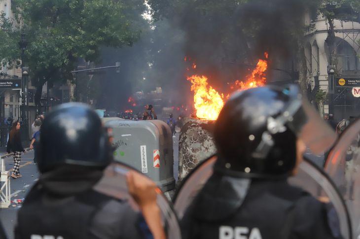 El Ministerio de Seguridad reforz&oacute; los operativos para esta manifestaci&oacute;n.&nbsp;