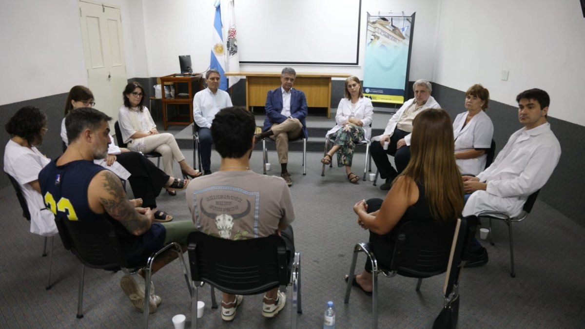 Jorge Macri visited young people who treat their problems for ludopathy in CABA