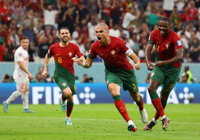 Aplanadora. Portugal aplastó a Suiza y ya está en los cuartos de final del Mundial de Qatar 2022.