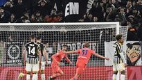 Lautaro Gianetti festeja su primer gol en la Liga de Italia, ni más ni menos contra Juventus, en Turín. El ex Vélez le dio el triunfo a Udinese que le permitió salir de la zona de descenso.