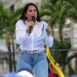 Luisa González fue detenida en Ecuador.