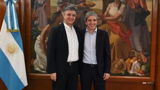 El ministro de Economía, Luis Caputo, recibió a Jorge Macri, jefe de Gobierno porteño durante el último encuentro. (Foto de archivo). El ministro de Economía, Luis Caputo, recibió a Jorge Macri, jefe de Gobierno porteño durante el último encuentro. (Foto de archivo).