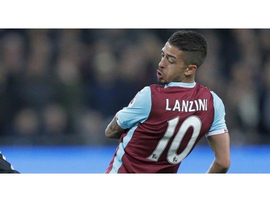 Lanzini marcó el único gol de West Ham.