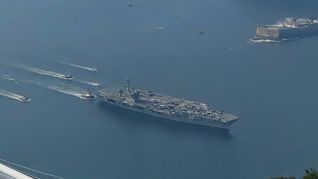 El portaaviones USS George Washington partió de Río de Janeiro, Brasil, rumbo a la Argentina.&nbsp;