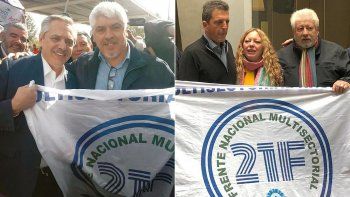 Alberto Fernández y Sergio Massa confluyeron en el Frente de Todos, espacio electoral que integra el 21F con candidatos propios.