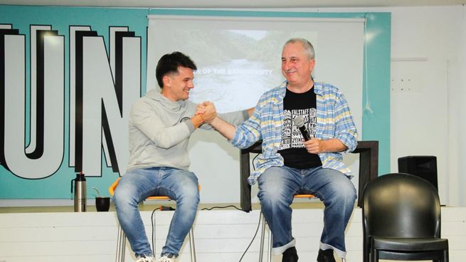 Lucas Romero Spinelli y Hugo Passalacqua.