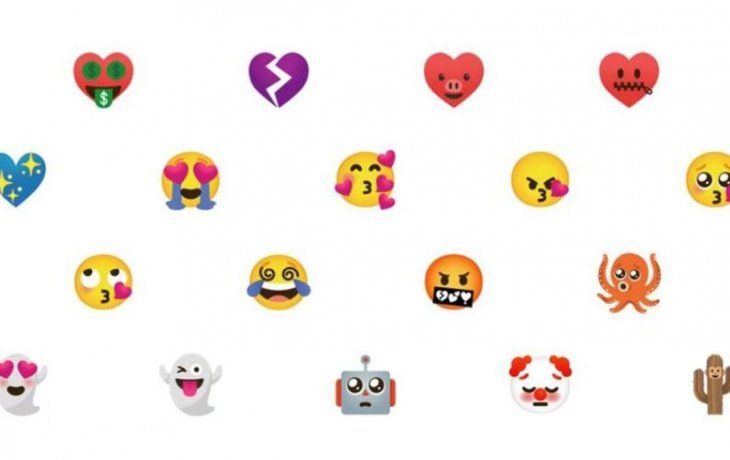 Algunas de las posibilidades de emojis combinados.