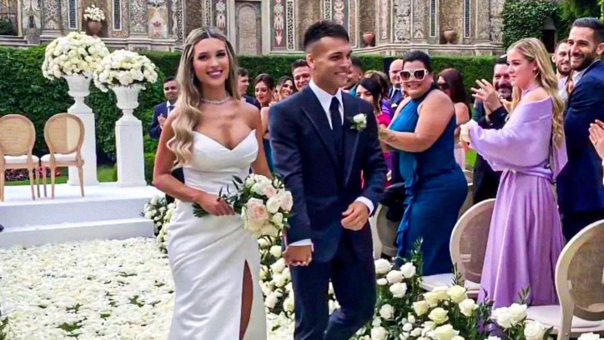 Lautaro Martínez got married: Who were the world champions who attended the party?